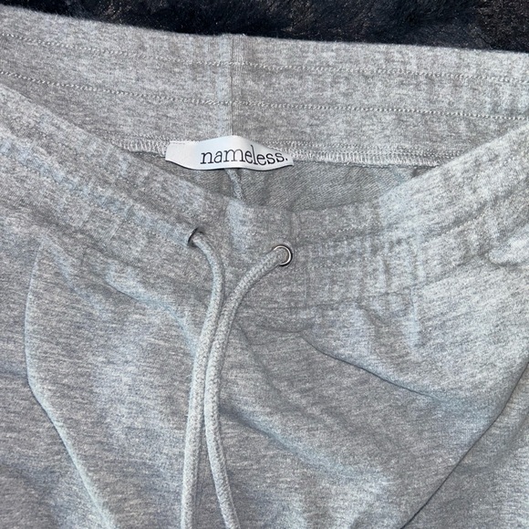Nameless Gray Sweatpants with Tied Waistband - Picture 3 of 4